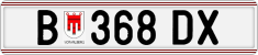 License plate of Austria, Regular plates