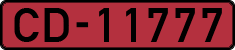 License plate of Latvia, Diplomatic