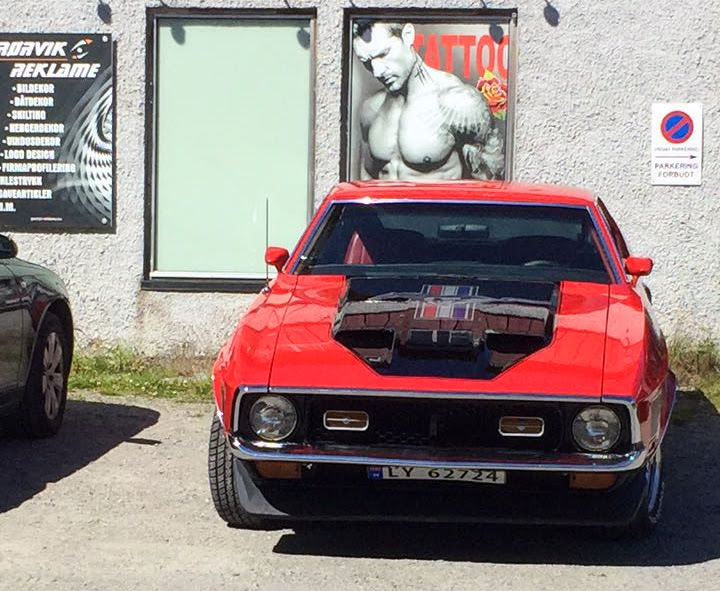 LY 62724, Ford Mustang 1st gen 2-door Hardtop Coupé (65), facelift, 1970–1973