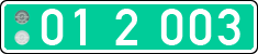 License plate of Lithuania, Diplomatic