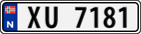License plate of Norway, Trailers, motorcycles, special vehicles