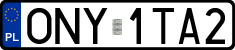 License plates of Poland, Regular car plates