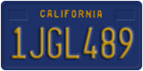 California, Passenger Car (1ABC234)