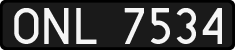 License plates of Poland, 1976 year system