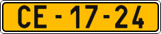 License plate of the Czech Republic, Commercial vehicles (1960)
