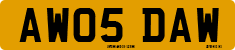 License plate of the United Kingdom, 2001 year system