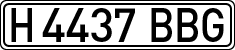 License plates of Spain, Specialty plates