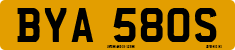 License plate of the United Kingdom, 1963 year system