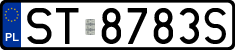 License plates of Poland, Regular car plates