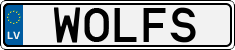 License plate of Latvia, Vanity Plates