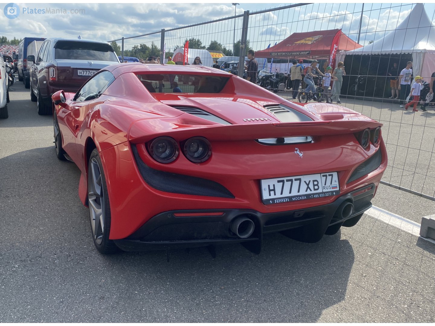 н 777 хв 77, Ferrari F8 Spider (F142M), 2019–2023