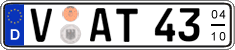 German license plate, Seasonal plates