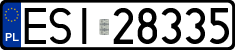 License plates of Poland, Regular car plates
