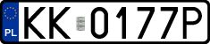 License plates of Poland, Regular car plates