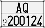 License plate of Italy, Cars (1927 year series)
