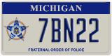 Michigan, Specialty plates (1AB23)
