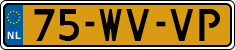 License plate of the Netherlands, Trailers