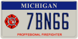 Michigan, Specialty plates (1AB23)
