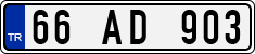 License plate of Turkey, Regular plates