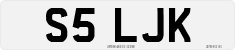 License plate of the United Kingdom, 1983 year system