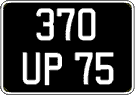 French license plate, FNI