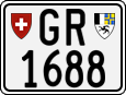 License plate of Switzerland, Motorcycles
