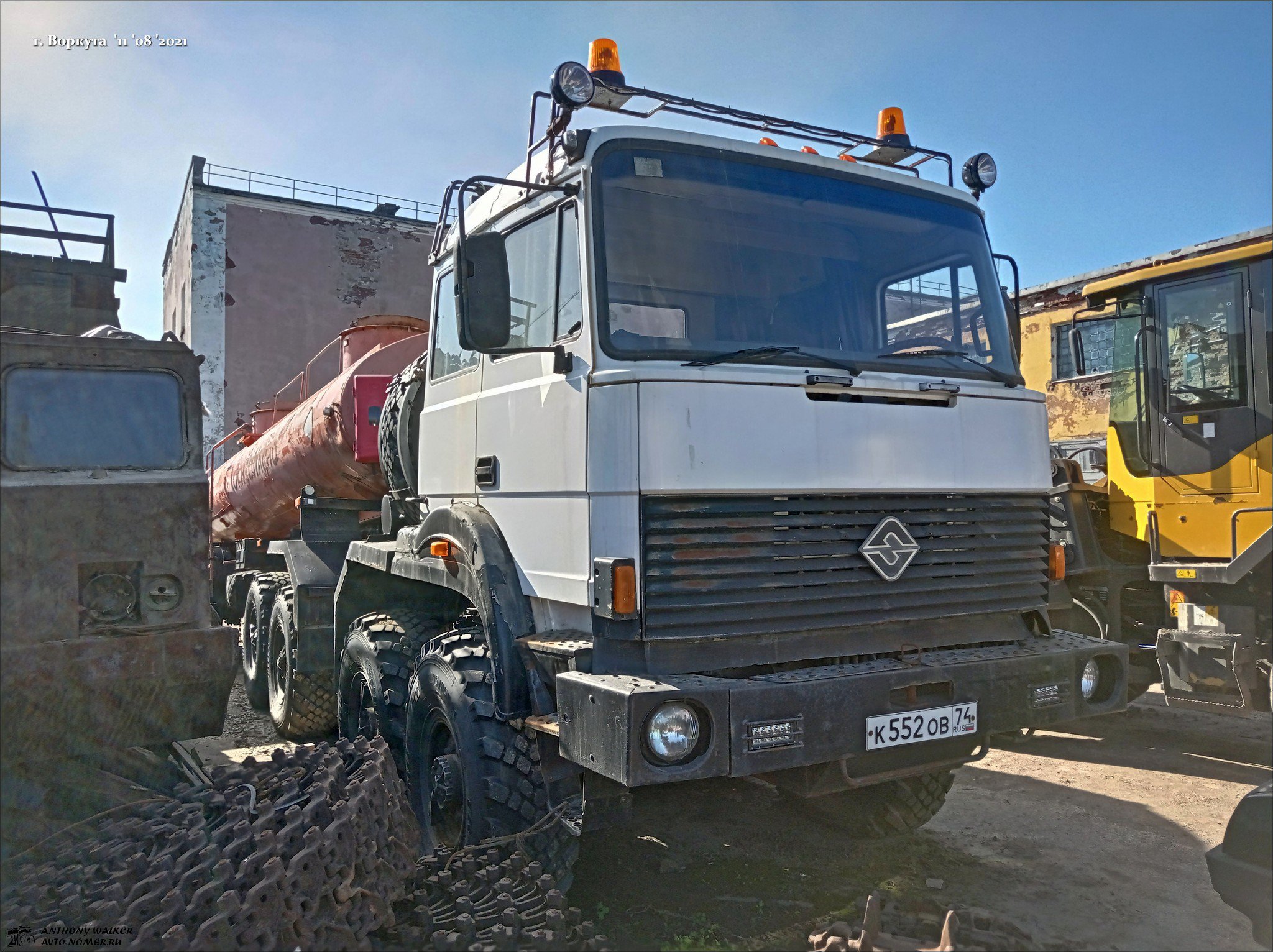 к 552 ов 74, Ural (UralAZ) 5423 542302/542362 Iveco Night Cab, 1995–