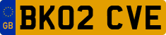 License plate of the United Kingdom, 2001 year system
