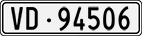 License plate of Switzerland, Cars