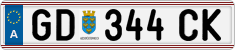 License plate of Austria, Regular plates