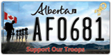 Alberta, Support our Troops (AB1234)