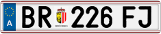 License plate of Austria, Regular plates