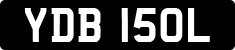 License plate of the United Kingdom, 1963 year system