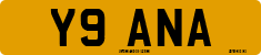 License plate of the United Kingdom, 1983 year system