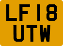 License plate of the United Kingdom, 2001 year system
