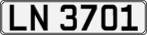 License plate of Norway, Trailers, motorcycles, special vehicles