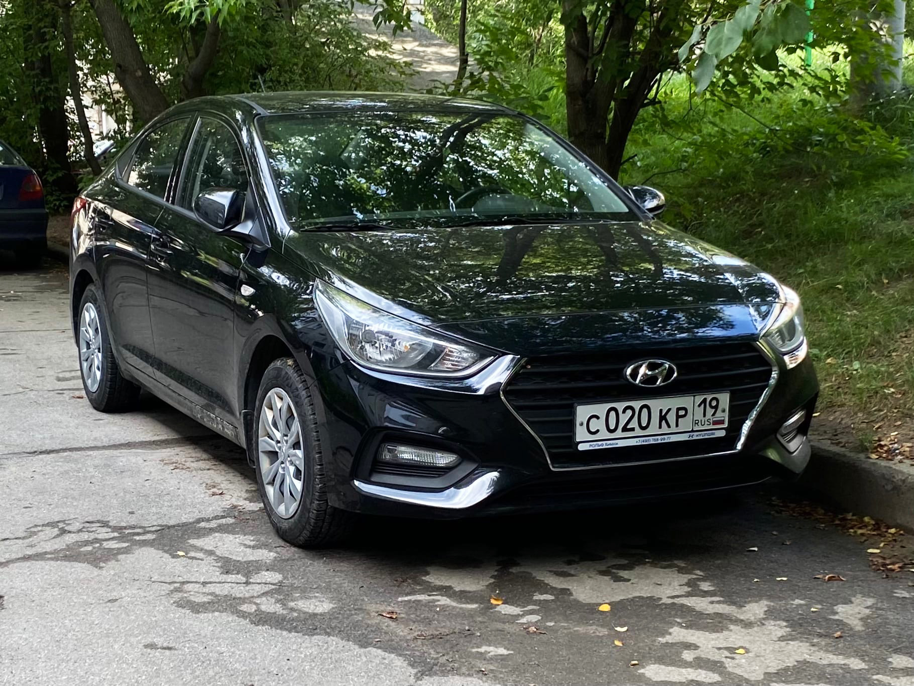 с 020 кр 19, Hyundai Solaris 2nd gen (HCR), 2017–2020