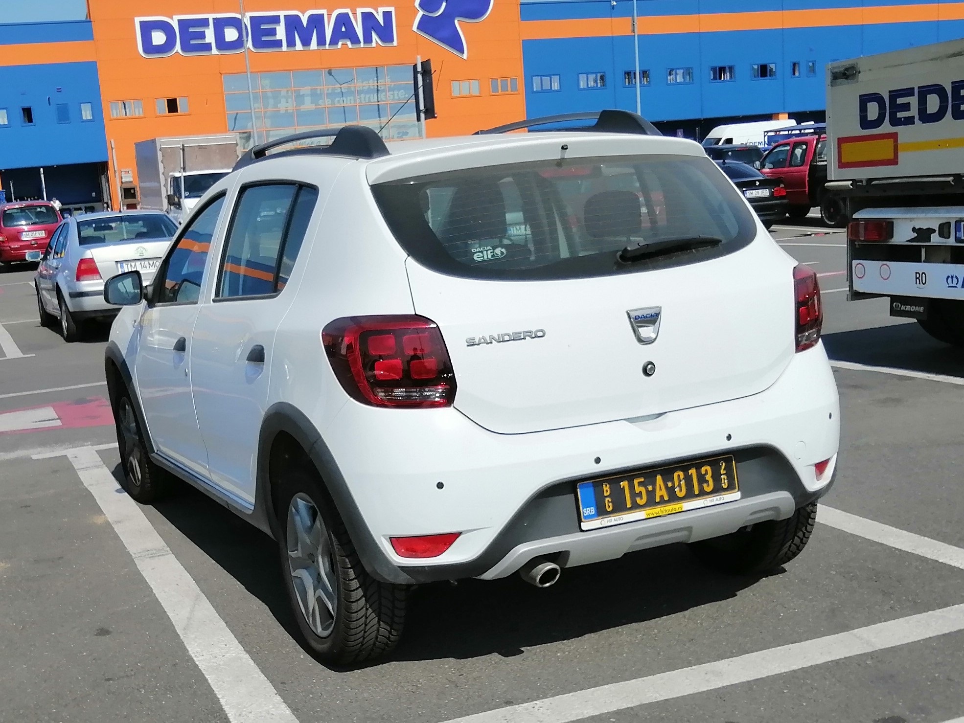 BG 15-A-013, Dacia Sandero 2nd gen Stepway (B52), facelift, 2016–2020