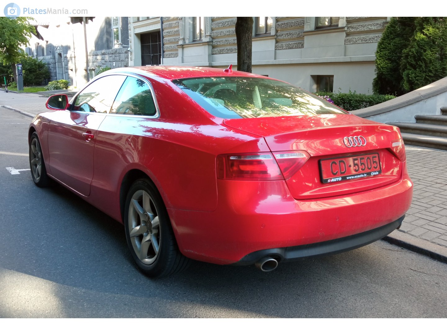 CD-5505, Audi A5 1st gen Coupé (B8/8T3), facelift, 2011–2016