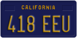 California, Passenger Car (123 ABC)