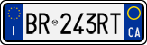 License plate of Italy, Cars (1994 year series)