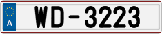 License plate of Austria, Diplomatic