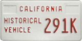 California, Historical (H/V XXXX)