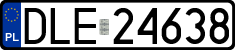 License plates of Poland, Regular car plates