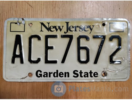 ACE7672, License plate without vehicle