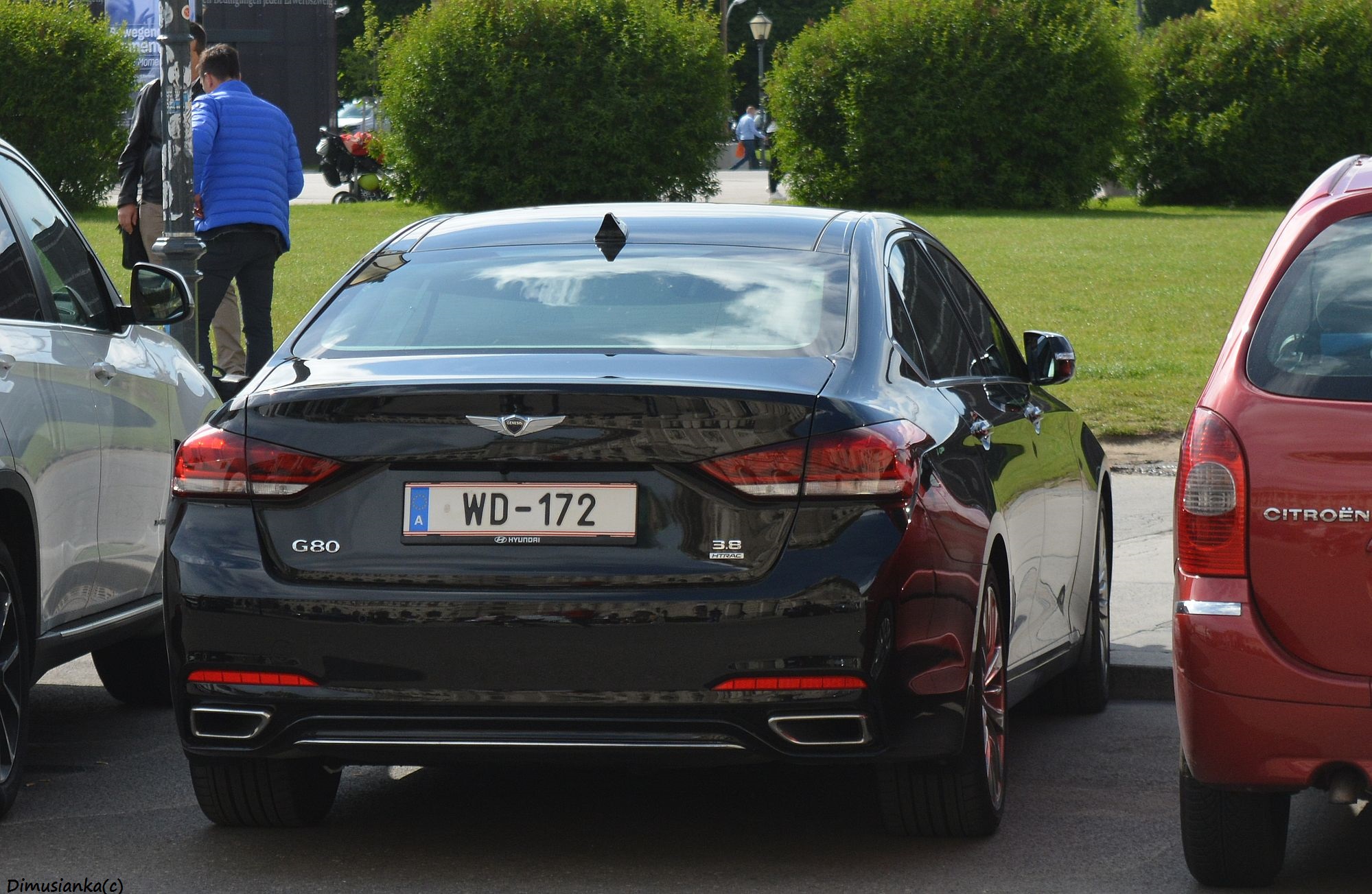 WD-172, Genesis G80 1st gen (DH), 2016–2020