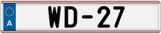 License plate of Austria, Diplomatic