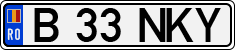 License plate of Romania, Regular plates