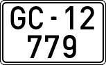 License plates of Spain, 1900 year series