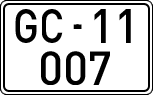 License plates of Spain, 1900 year series